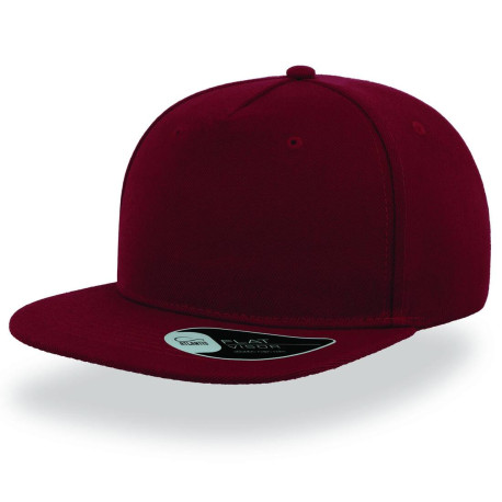 Casquette visière plate 5 pans vierge ou à personnaliser - Express et pas cher