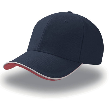 Casquette 6 pans contrastée vierge ou avec votre logo