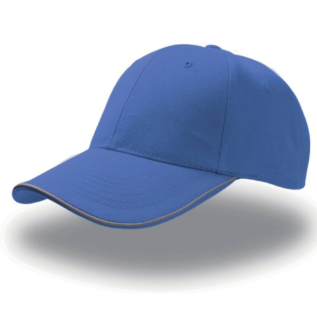 Casquette 6 pans piping réfléchissant vierge ou avec votre logo