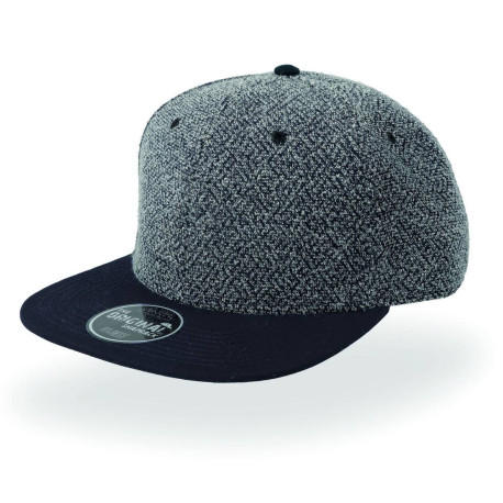 Casquette 6 pans visière plate vierge ou à personnaliser
