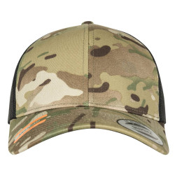 Casquette style trucker camouflage vierge ou avec votre logo