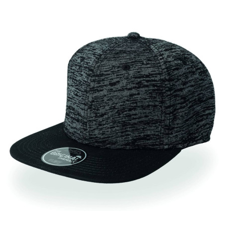 Casquette 6 pans visière plate vierge ou à personnaliser