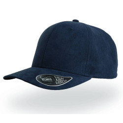 Casquette 6 pans mid visor faux suède vierge ou avec votre logo