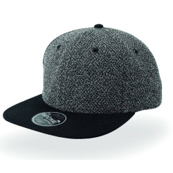 Casquette 6 pans visière plate vierge ou à personnaliser