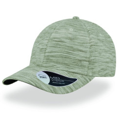 Casquette 6 pans Mid Visor effet chiné vierge ou à personnaliser