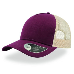 Casquette 5 pans style trucker en coton vierge ou avec votre logo