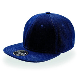 Casquette visière plate denim vierge ou à personnaliser - Express et pas cher
