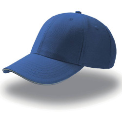 Casquette 6 pans visière sandwich vierge ou avec votre logo