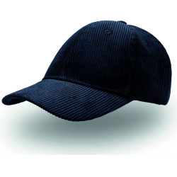 Casquette 6 pans en corduroy vierge ou avec votre logo