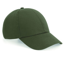 Casquette 6 panneaux en coton bio vierge ou avec votre logo