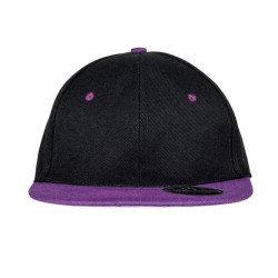 Casquette 6 pans visière plate vierge ou à personnaliser - Express et pas cher